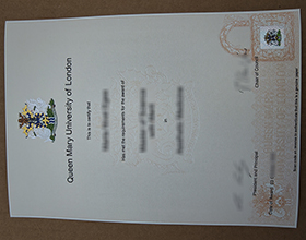 伦敦玛丽女王大学毕业证-Queen Mary University of London diploma