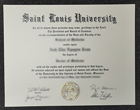 圣路易斯大学毕业证-Saint Louis University diploma