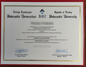 巴赫塞希尔大学毕业证-Bahçeşehir University Diploma
