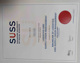 新加坡社科大学毕业证-SUSS diploma