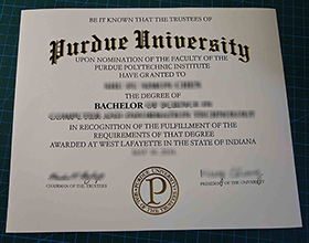 普渡大学毕业证-Purdue University diploma