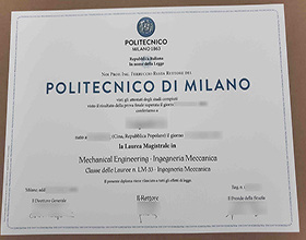 米兰理工大学毕业证-Politecnico di Milano diploma