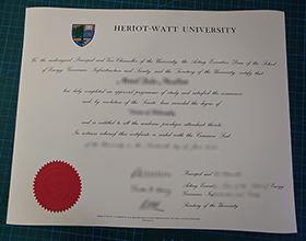 赫瑞瓦特大学毕业证-Heriot-Watt University diploma