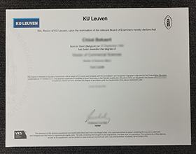鲁汶大学毕业证-KU Leuven diploma