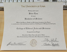 爱荷华大学毕业证-University of Iowa degree